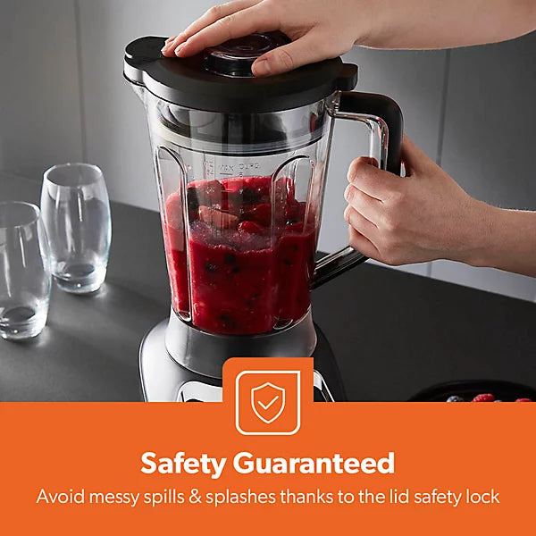 Geepas 1200W Professional Blender 1.8L Tritan Jar Smoothie Maker Variable Speed & Pulse Geepas
