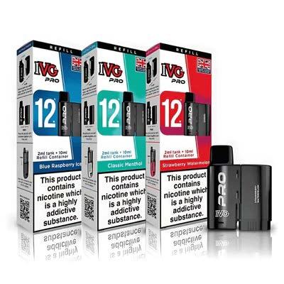 IVG PRO 12 Refill Pods Pk of 5 by IVG