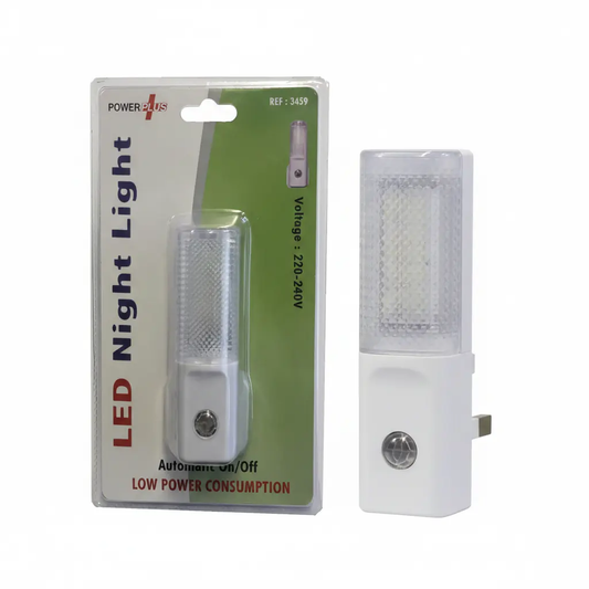 PowerPlus LED Night Light plug-in auto; white, two items shown