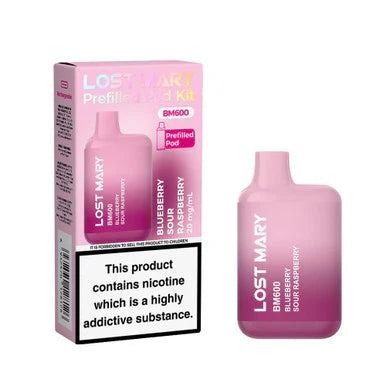 Lost Mary BM600 Prefilled Vape Pod Kit Pk of 10 Lost Mary