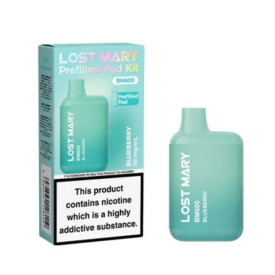 Lost Mary BM600 Prefilled Vape Pod Kit Pk of 10 Lost Mary