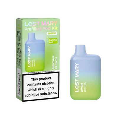 Lost Mary BM600 Prefilled Vape Pod Kit Pk of 10 Lost Mary