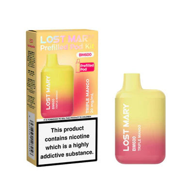 Lost Mary BM600 Prefilled Vape Pod Kit Pk of 10 Lost Mary