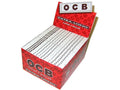 OCB extra-long rolling papers, red box, 50 sheets.