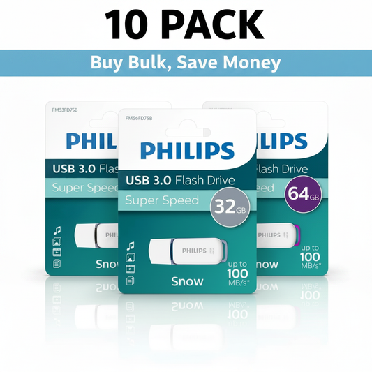 Philips USB 10 Pack - Original with Text
