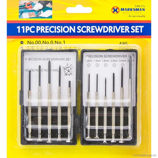 11 pcs Precision Screwdriver set. Marksman