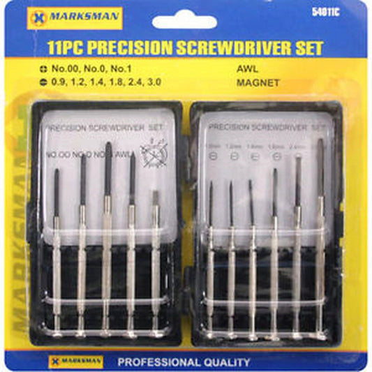 11 pcs Precision Screwdriver set.