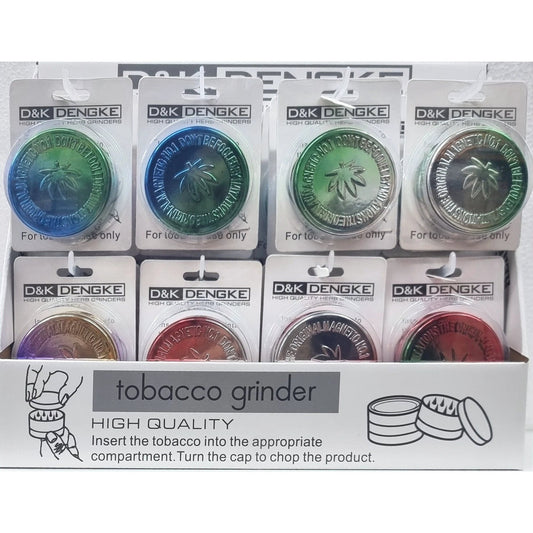 2 Part D&K SHINY Magnetic Herb Grinder 65MM (24)