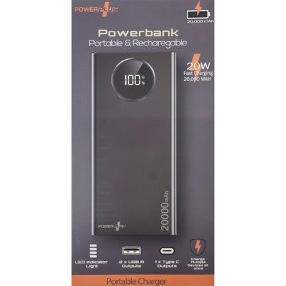 PowerPlus Portable & Rechargeable Power bank 20,000mah. by My Store