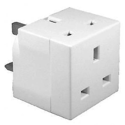 Adaptor - 2 Way 13Amp (10 in a box).