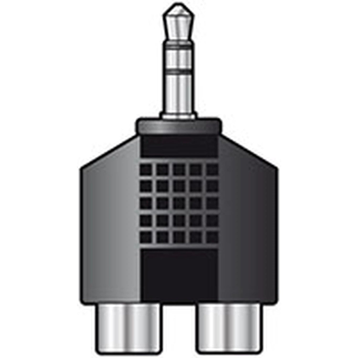 3.5mm STEREO JACK PLUG to 2 x RCA PHONO SOCKETS Pk 5 by My Store
