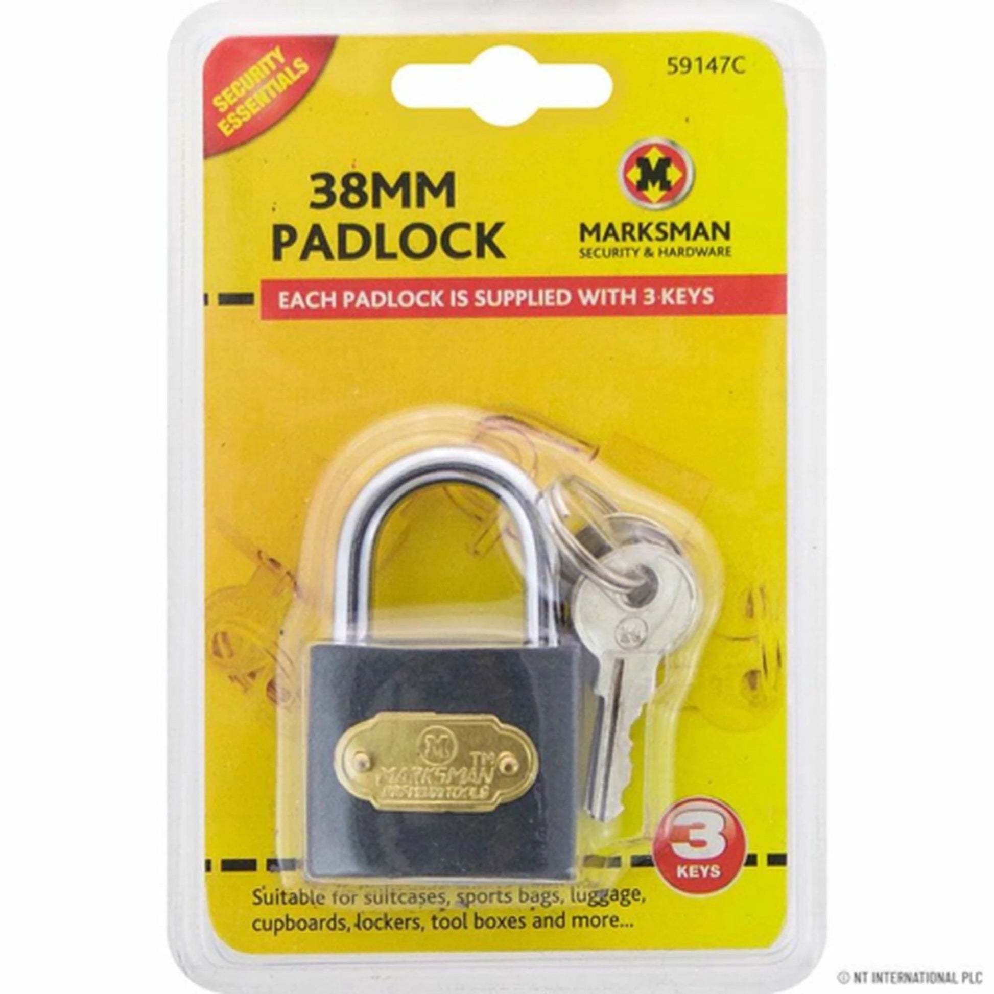 Pad-Lock Cast Iron 38mm (1) by Knight