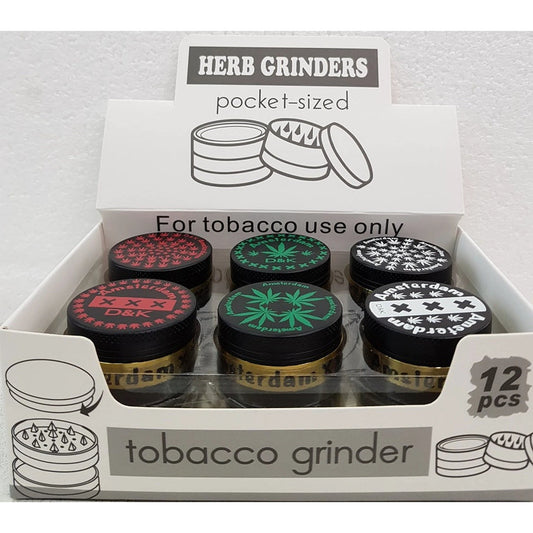 4 Part 40 MM Metal Leaf Herb Grinder by Unbranded