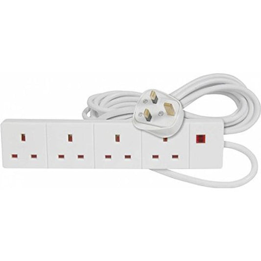 4 Way Extension Lead by Power Plus
