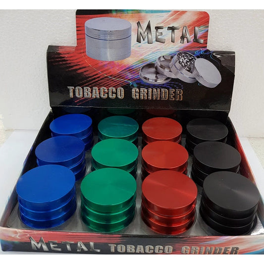 4 Part 40mm multi colour Tower Herb Grinder (1) by Unbranded