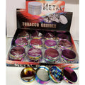 4 Part 50mm Metal Icy Colour Hand Herb Grinder (1) by Unbranded