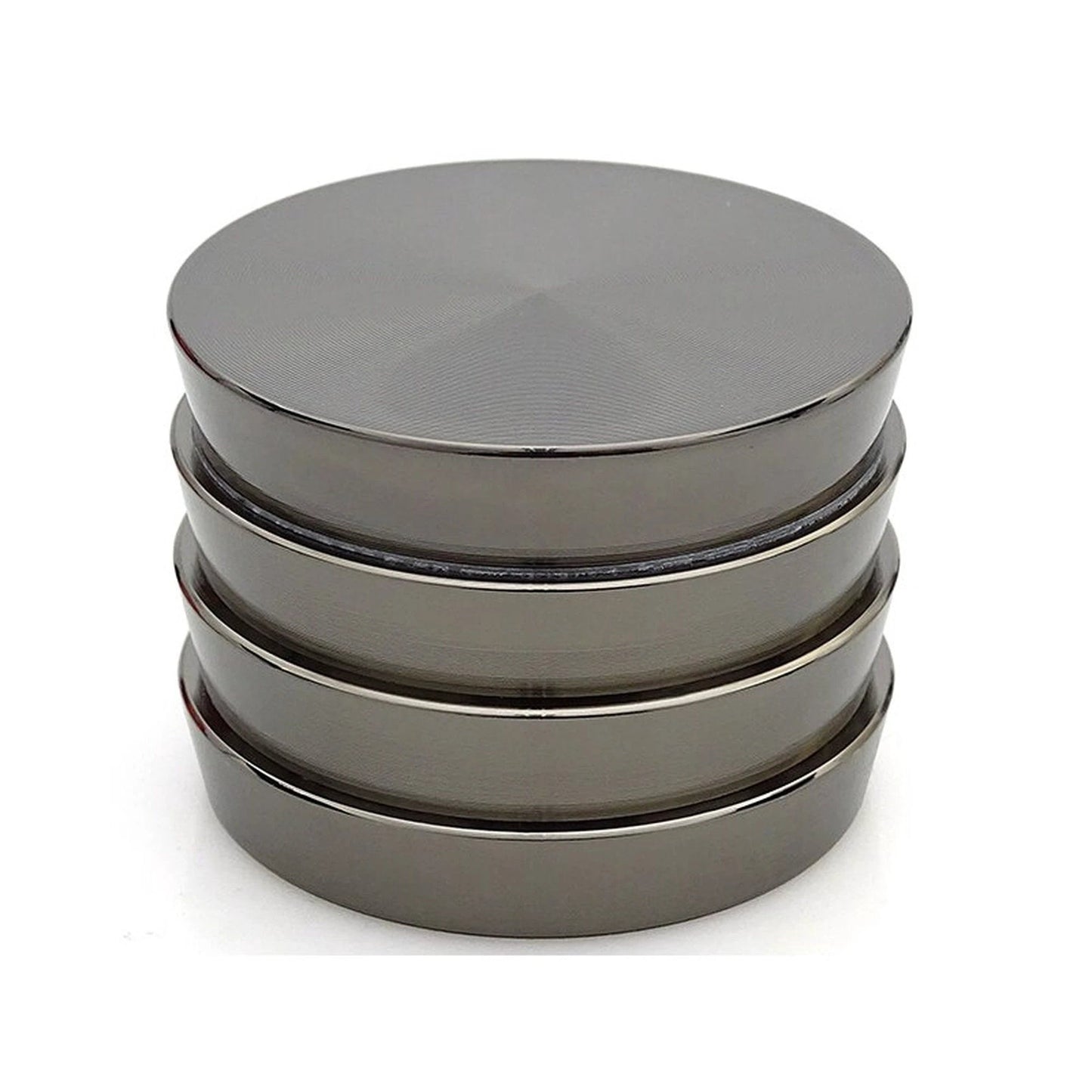 4 Part 50MM Metal Magnetic Herb Tower Grinder by Unbranded