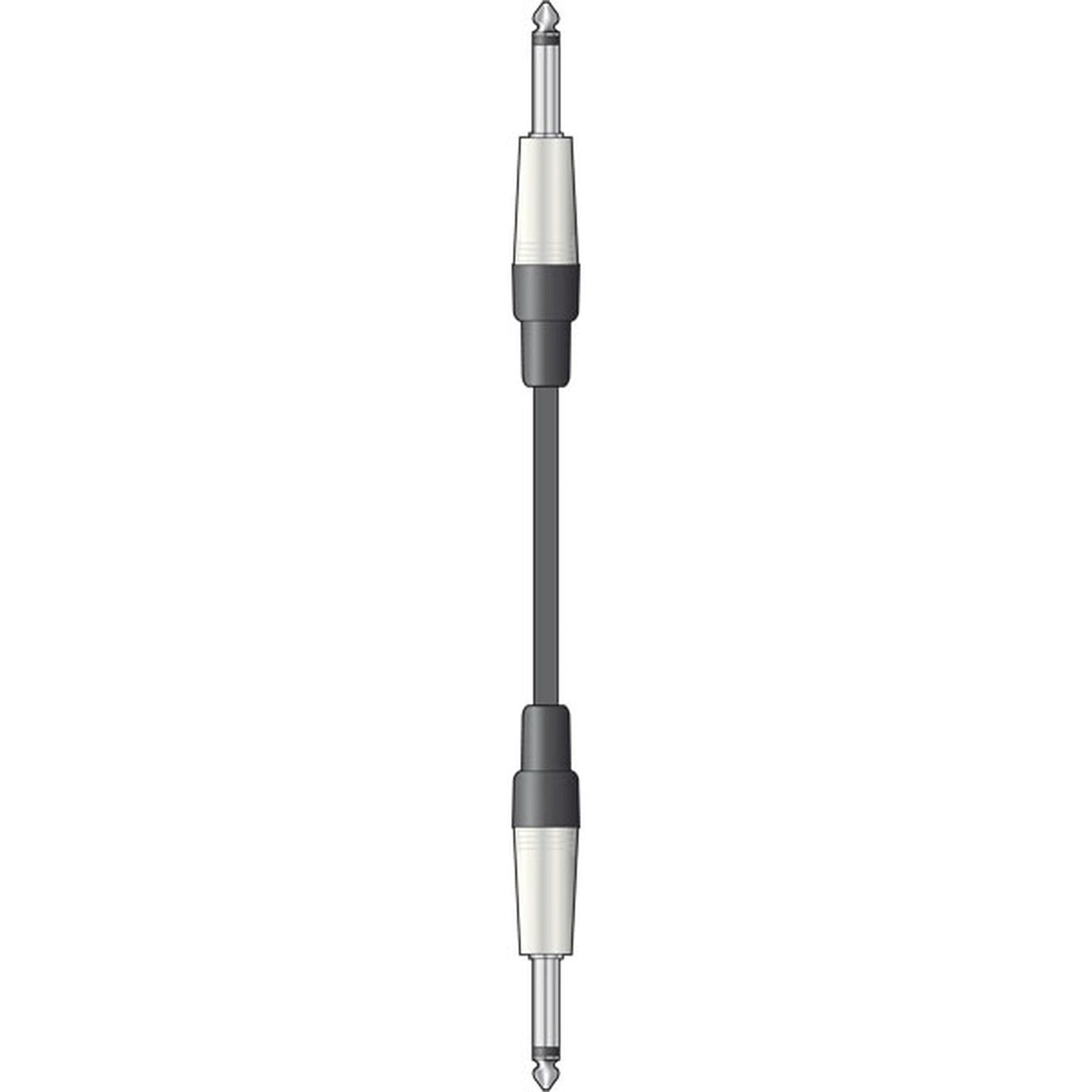 6.3mm MONO JACK to 6.3mm MONO JACK LEADS 1.5 Mtr by av:Link