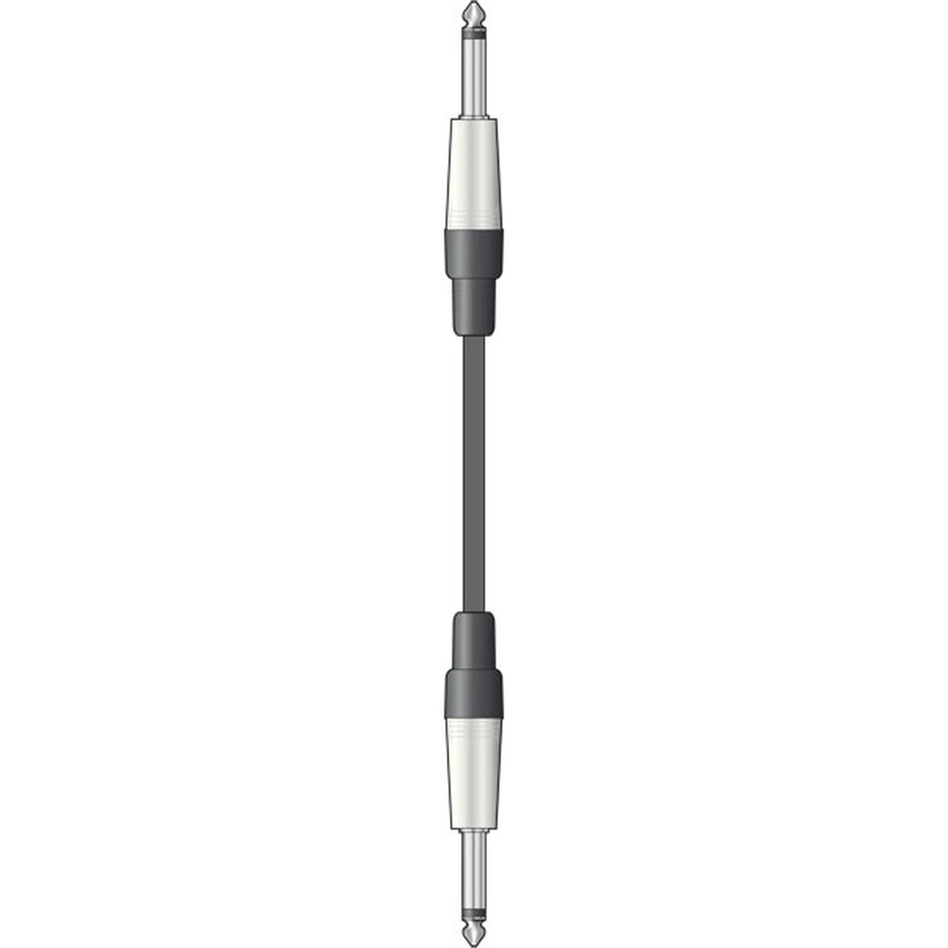 6.3mm MONO JACK to 6.3mm MONO JACK LEADS 1.5 Mtr by av:Link