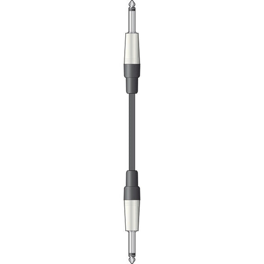 6.3mm MONO JACK to 6.3mm MONO JACK LEADS 1.5 Mtr by av:Link