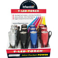 9 LED Pocket Flash Light TorchX12 by Power Plus
