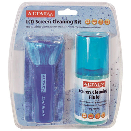 LCD Screen Cleaning Kit (Liquid, Soft Towel & Brush ) by My Store