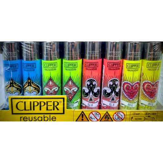 Clipper Flint POKER GAMES Print Lighter 48 by Clipper