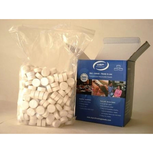 500 box Refreshing Magic Coin Towels by Magic Towels