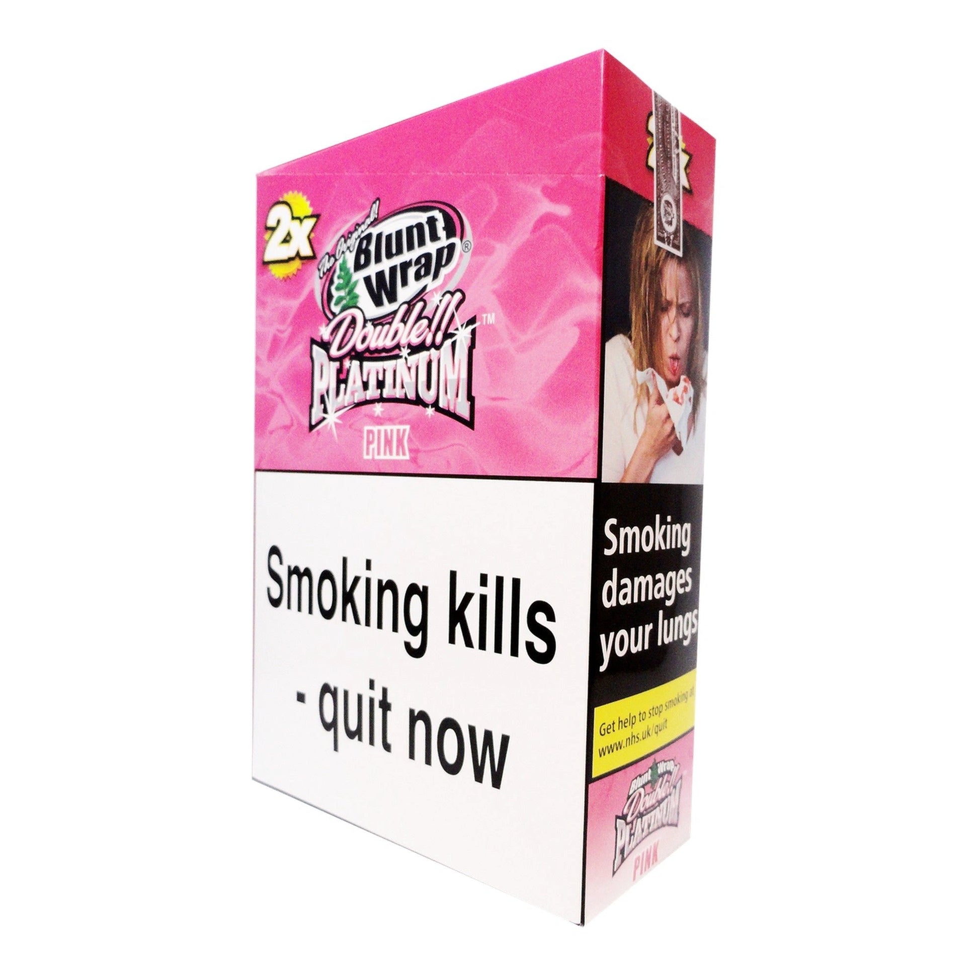 Platinum Double Blunt Wrap 25 pk of 2 PINK by Platinum