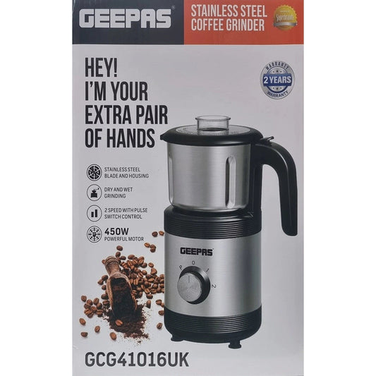 Geepas Wet/Dry coffee beans,spices,nuts Grinder GCG41016UK by My Store