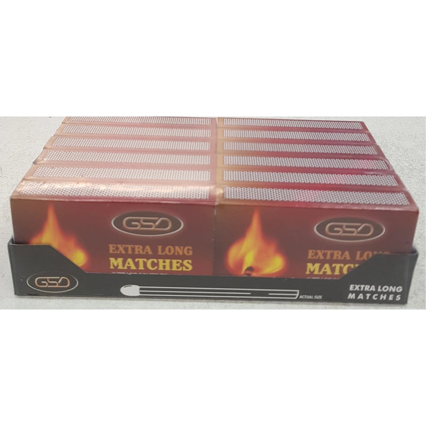 GSD EXTRA LONG MATCHES 12 IN A PACK by GSD
