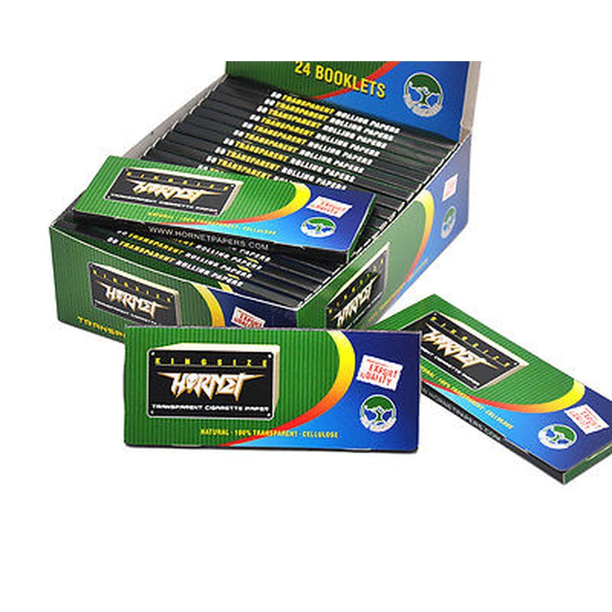 HoRNET Transparent King Size Rolling Paper 24 booklets by Hornet