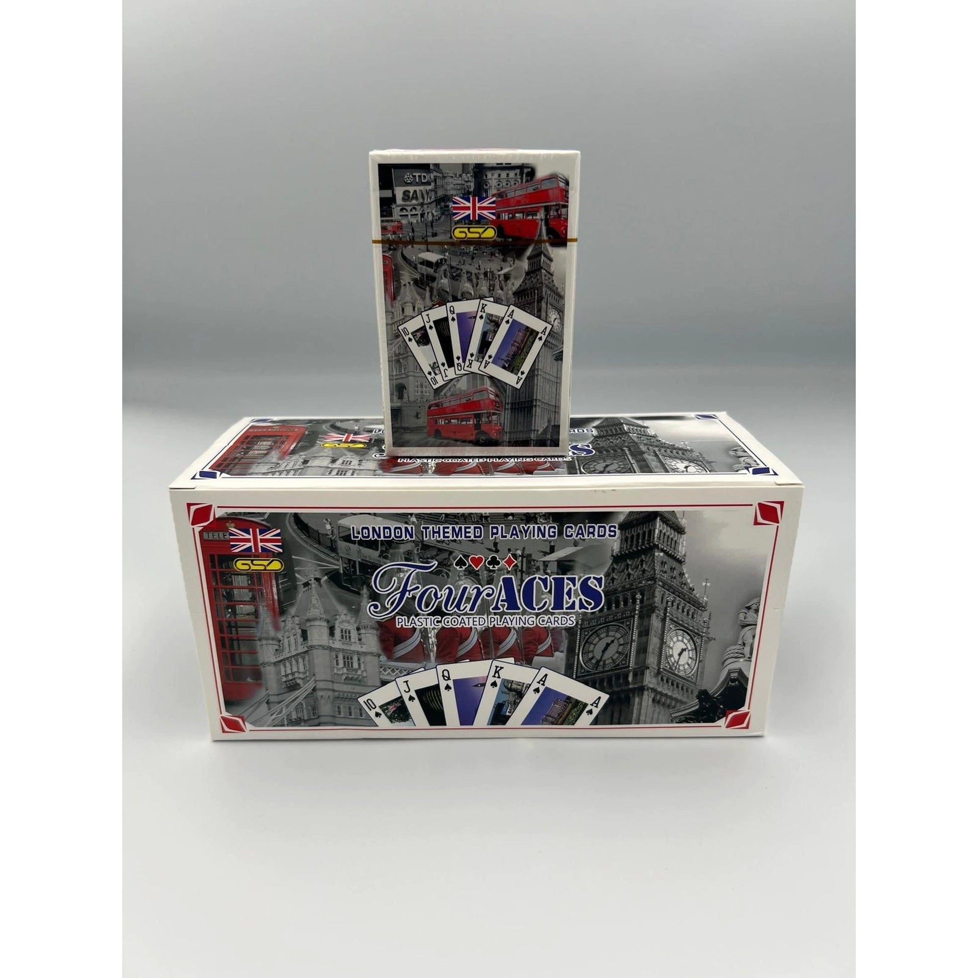 Four Aces London Themed Playing Card (Pk of 12) by Four Aces