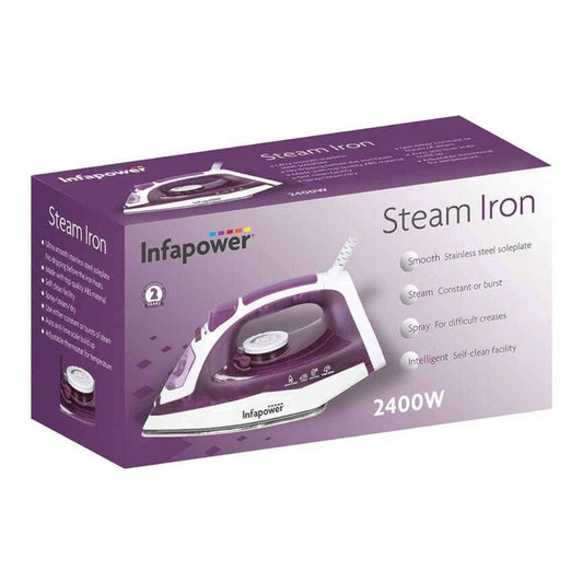infapower Premium Steam Iron 2400W X603 by Infapower