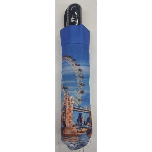 LONDON Super 3 Fold Auto Open/Close Umbrella (12) by London Super