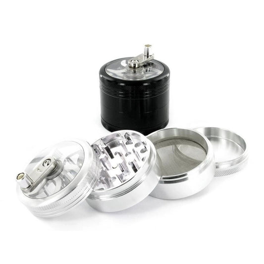 4 Part Aluminium Chopper Mill Herb Grinder by Unbranded