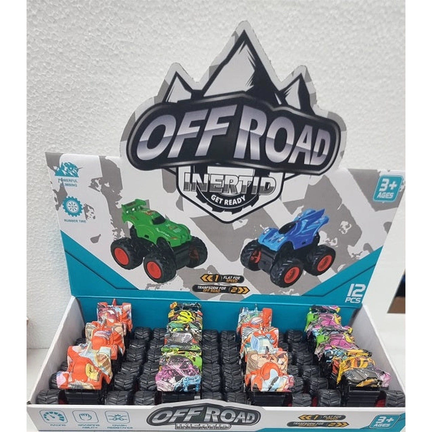 Friction Powered Push and Go Toy Pk Of 12 by Friction Powered