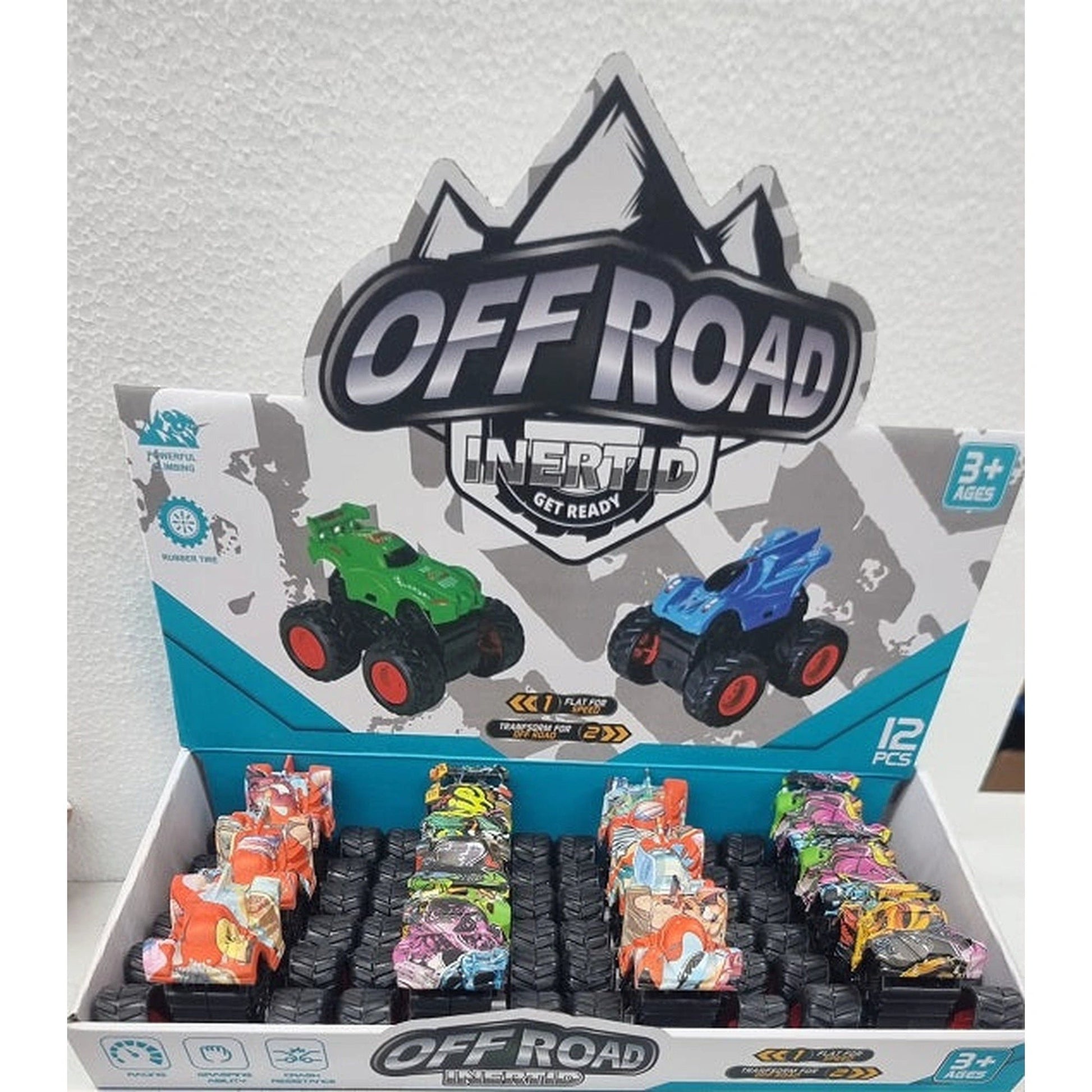 Friction Powered Push and Go Toy Pk Of 12 by Friction Powered
