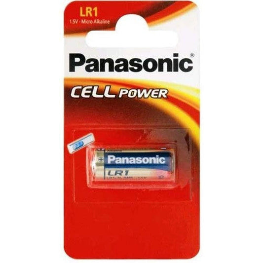 Panasonic LR1 (9100) Alkaline Batteries 1.5V B1 (10) by Panasonic