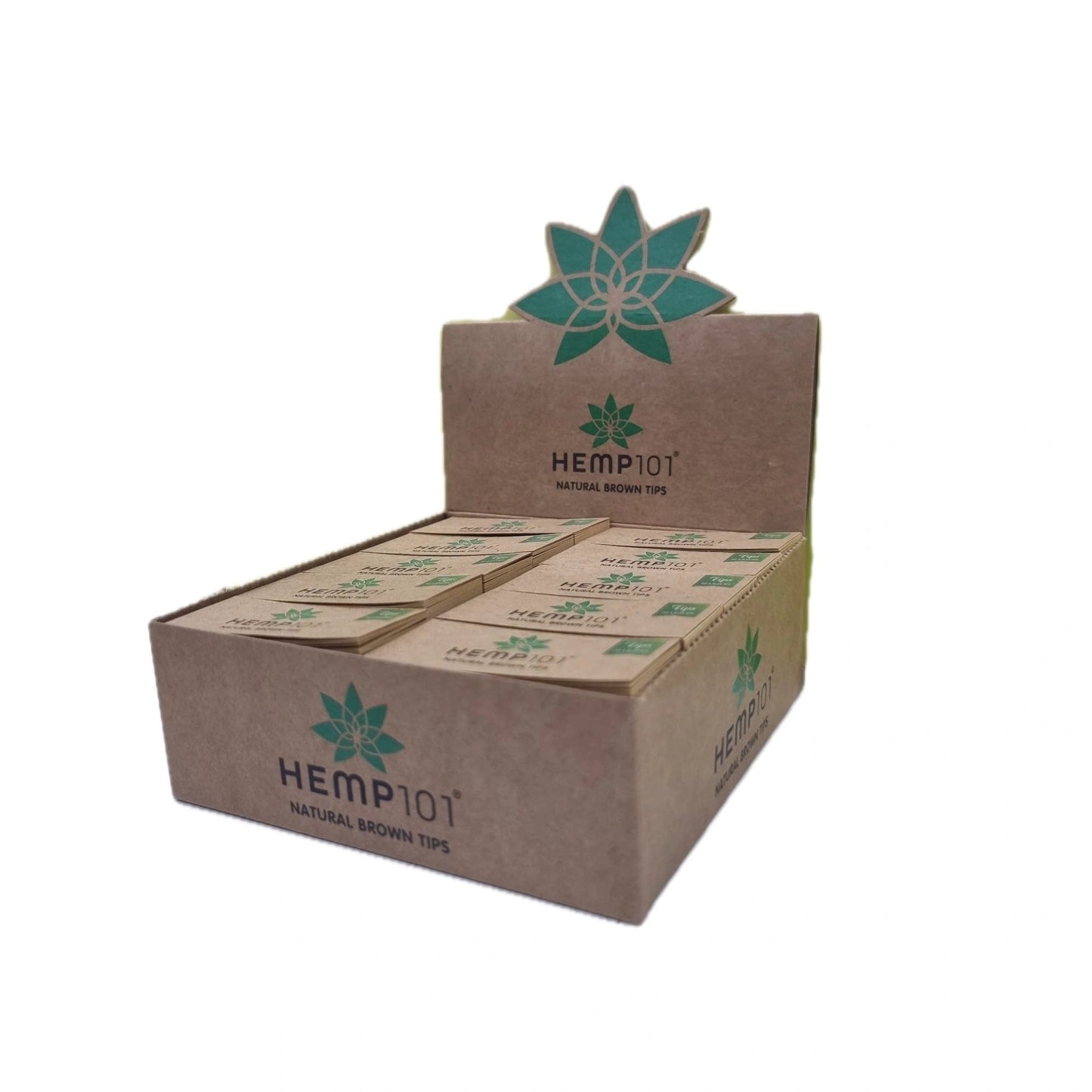 HEMP 101 ROLLING PAPER WIDE TIPS (Pk 50) by Hemp 101