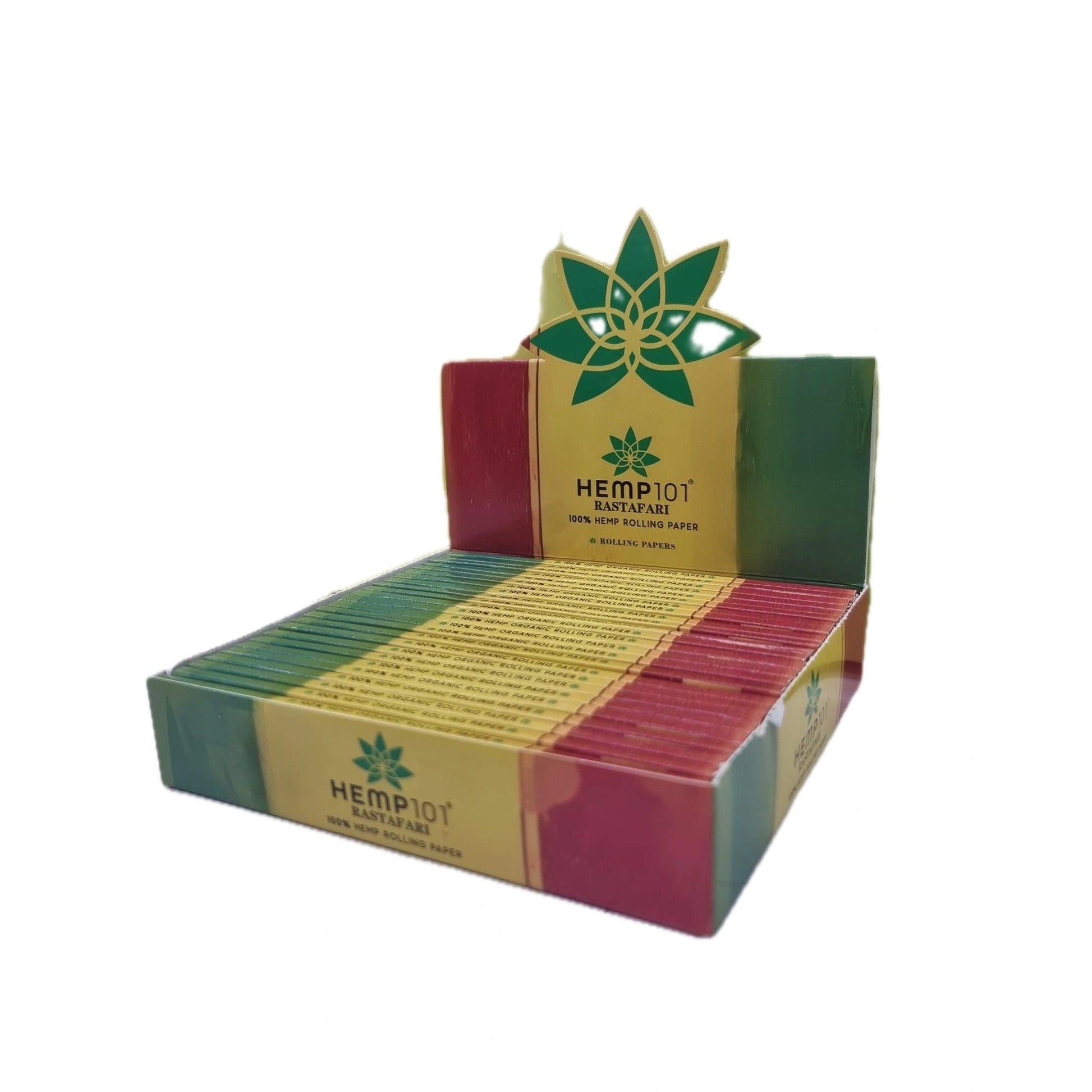 HEMP 101 ROLLING PAPER XL RASTAFARI (Pk 25) by Hemp 101