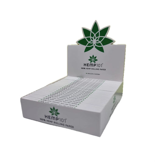 HEMP 101 ROLLING PAPER KING SIZE SLIM ORGANIC (Pk 25) by Hemp 101