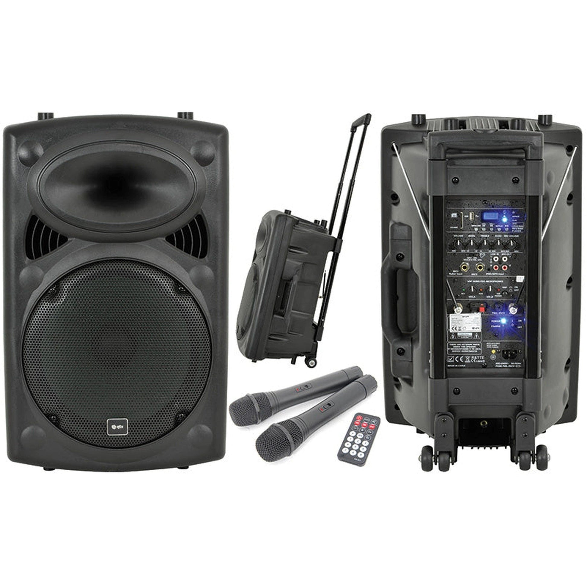 QR-SERIES 12" PORTABLE PA UNIT UNIT BY QTX by My Store