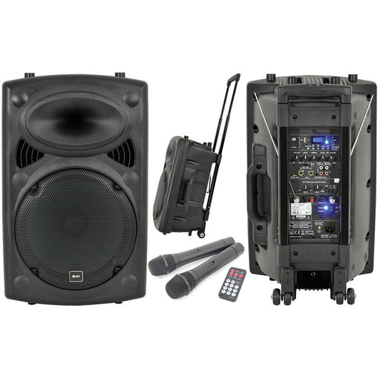 QR-SERIES 12" PORTABLE PA UNIT UNIT BY QTX by My Store