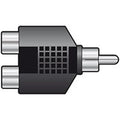 RCA PHONO PLUG to 2 x RCA PHONO SOCKETS Pk 5 by My Store