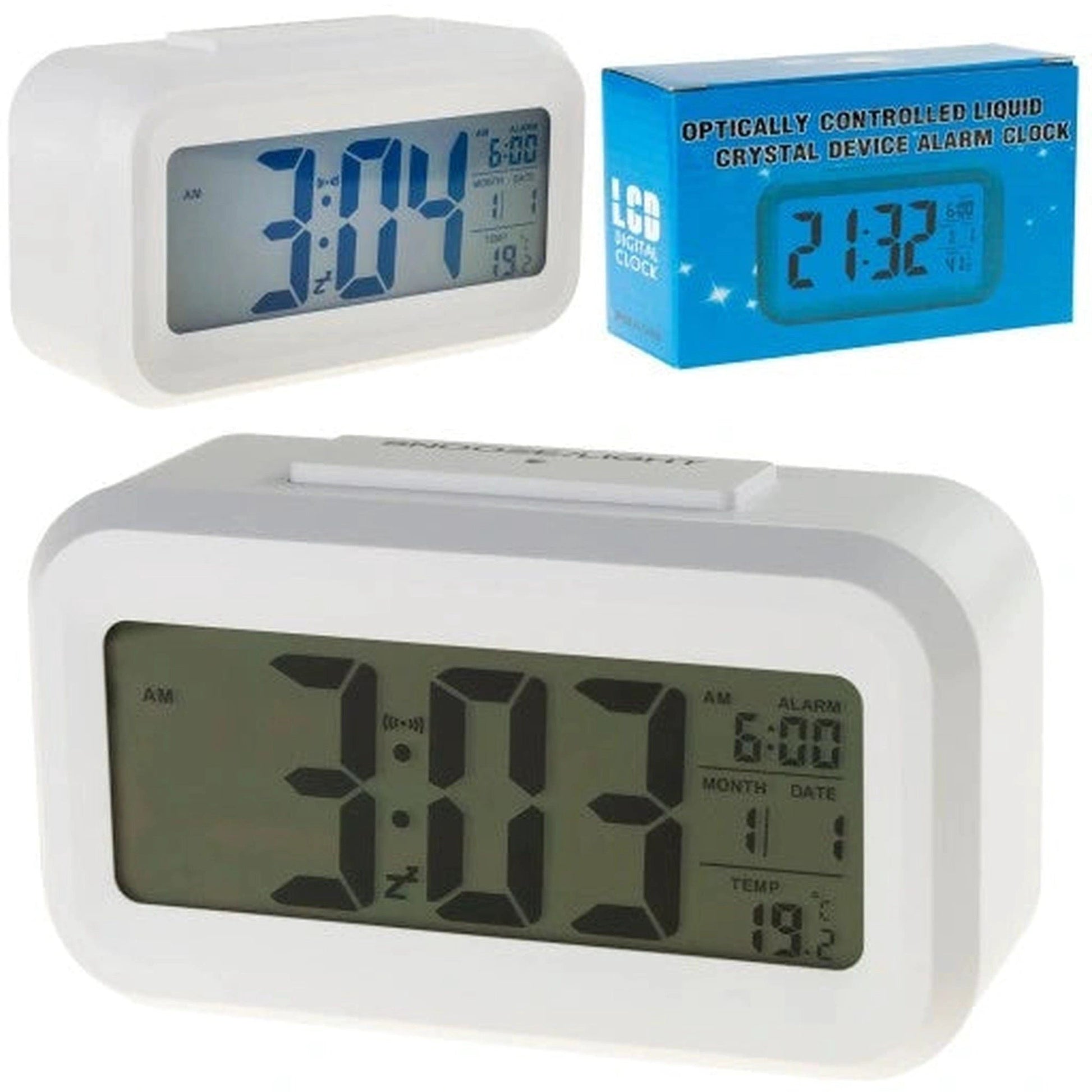 SMART OPTICAL BACK LIGHT CONTROL LCD CLOCK by Smart Optical