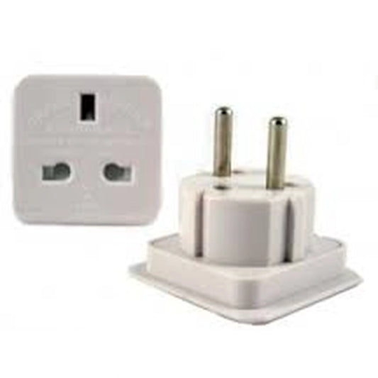 Travel Continental Adaptor (UK to Europe, 20in a box) by Power Plus