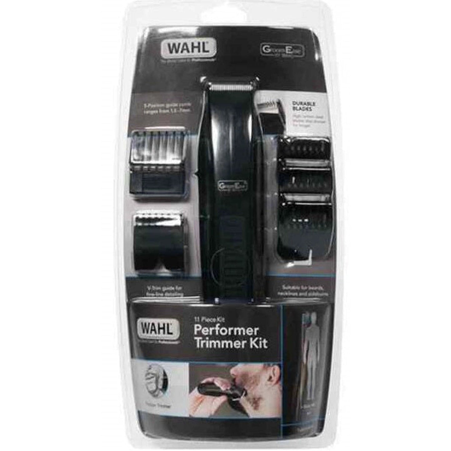 Wahl GroomEase Performer 11 PCS BATTERY Trimmer KIT by WAHL