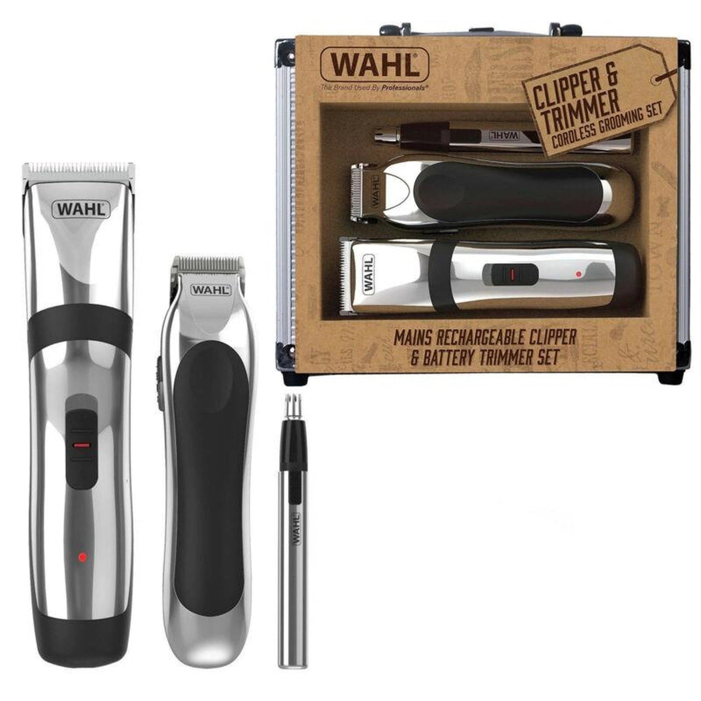 Wahl 9655-805 Cordless Professional Hair Clipper Trimmer Set by WAHL