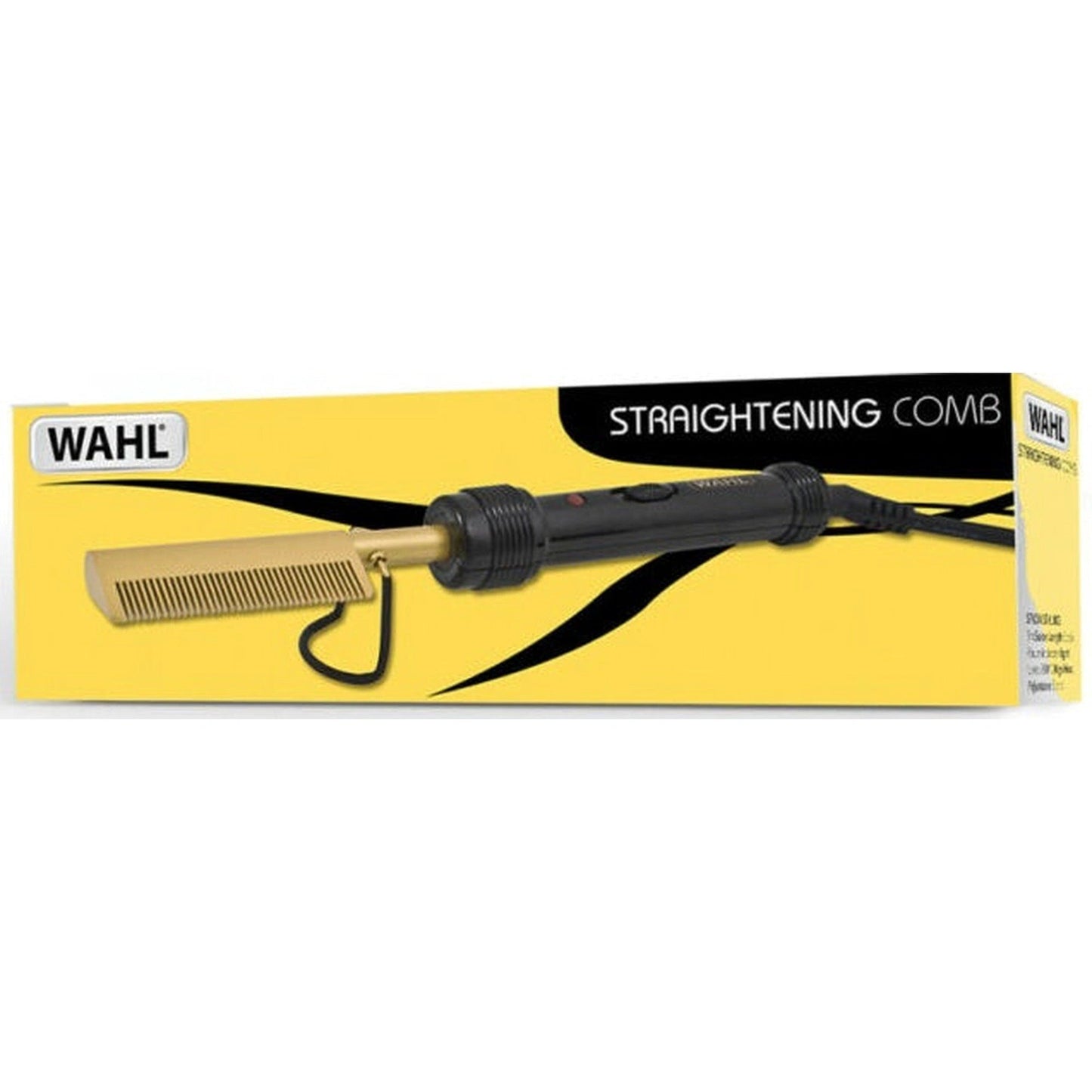 Wahl Afro Mains Electric Straightening Comb Gold/Black ZX968 by WAHL